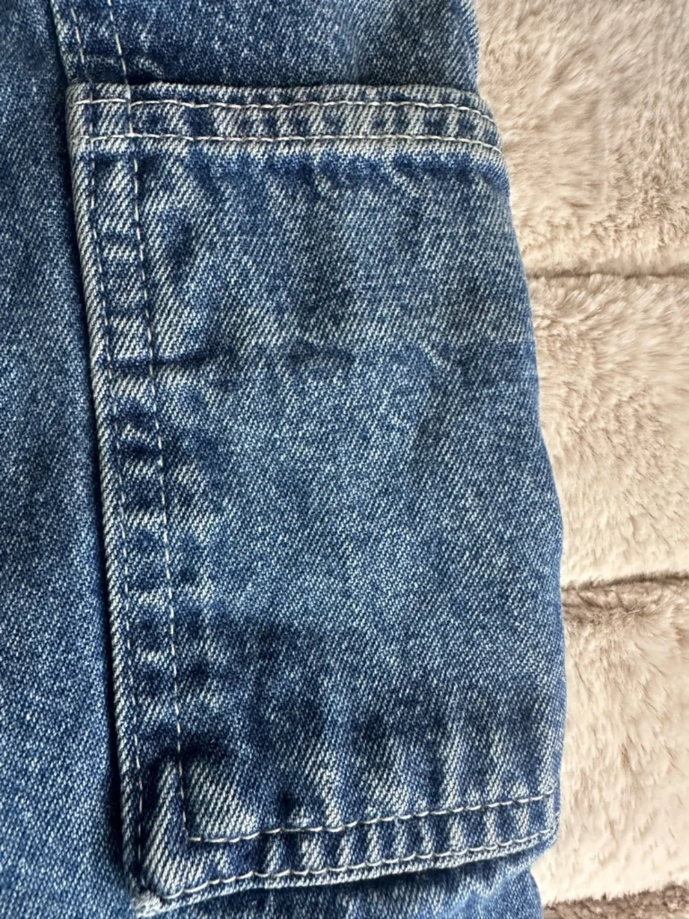 Carhartt Denim Cargo Jorts Shorts, 48 inch waist